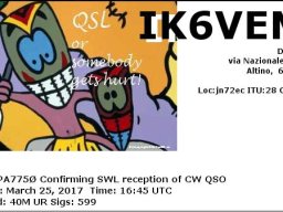 Qsl cw