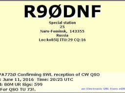 Qsl cw